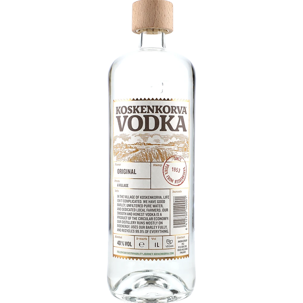 Koskenkorva Vodka 40 % 1L FL