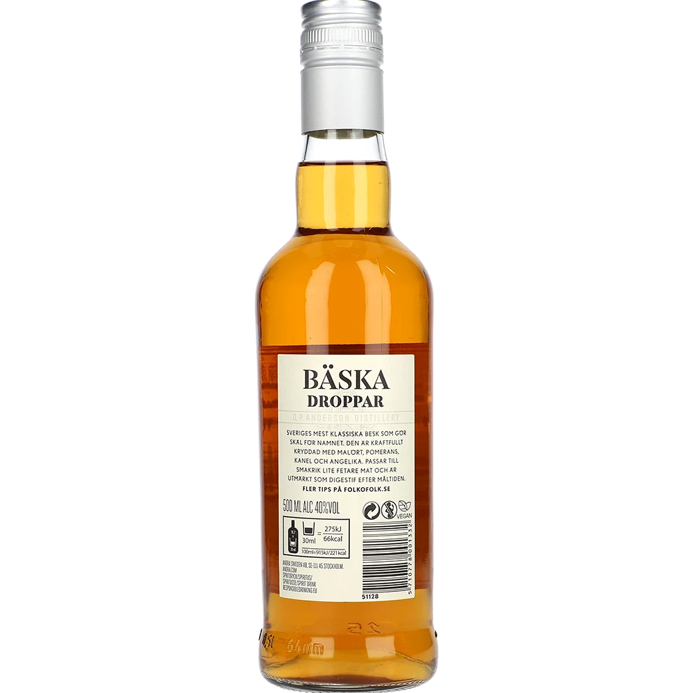 Bäska Droppar  40 % 0,5L FL