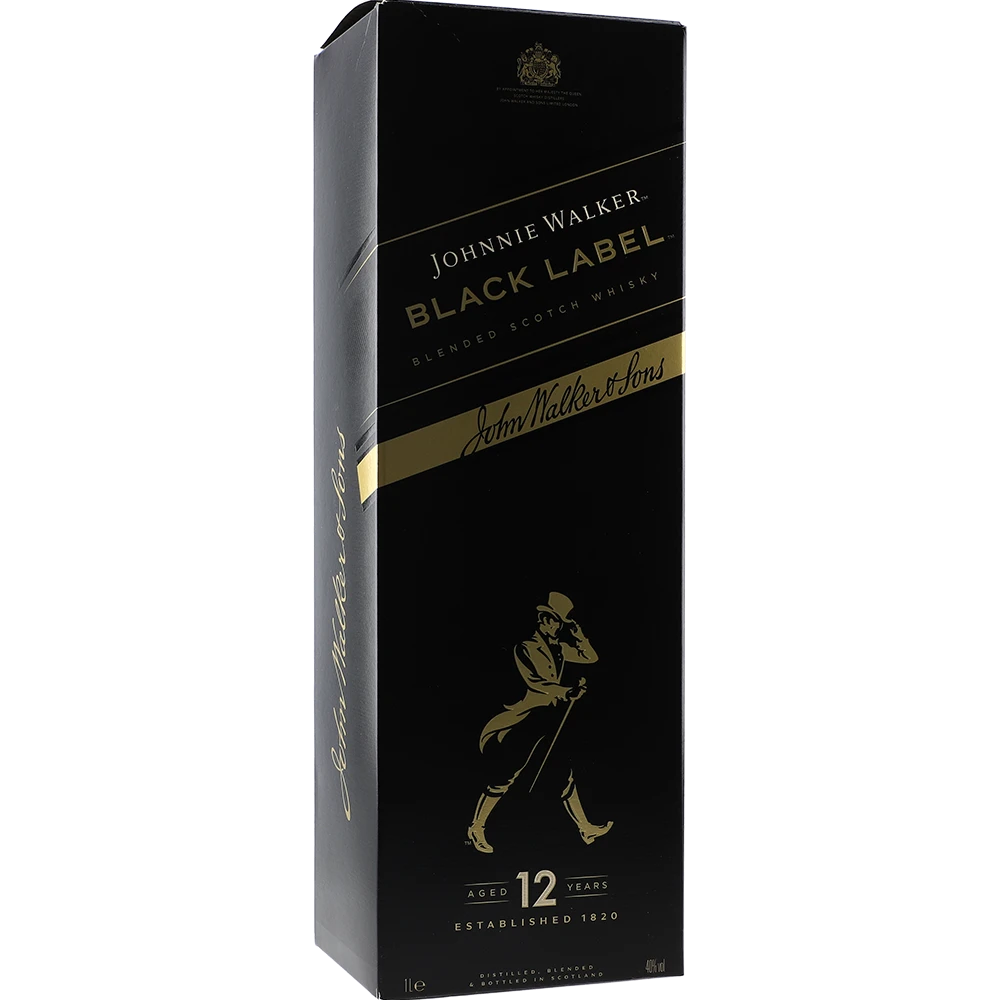Johnnie Walker Black Label 12y 40 % 1L FL