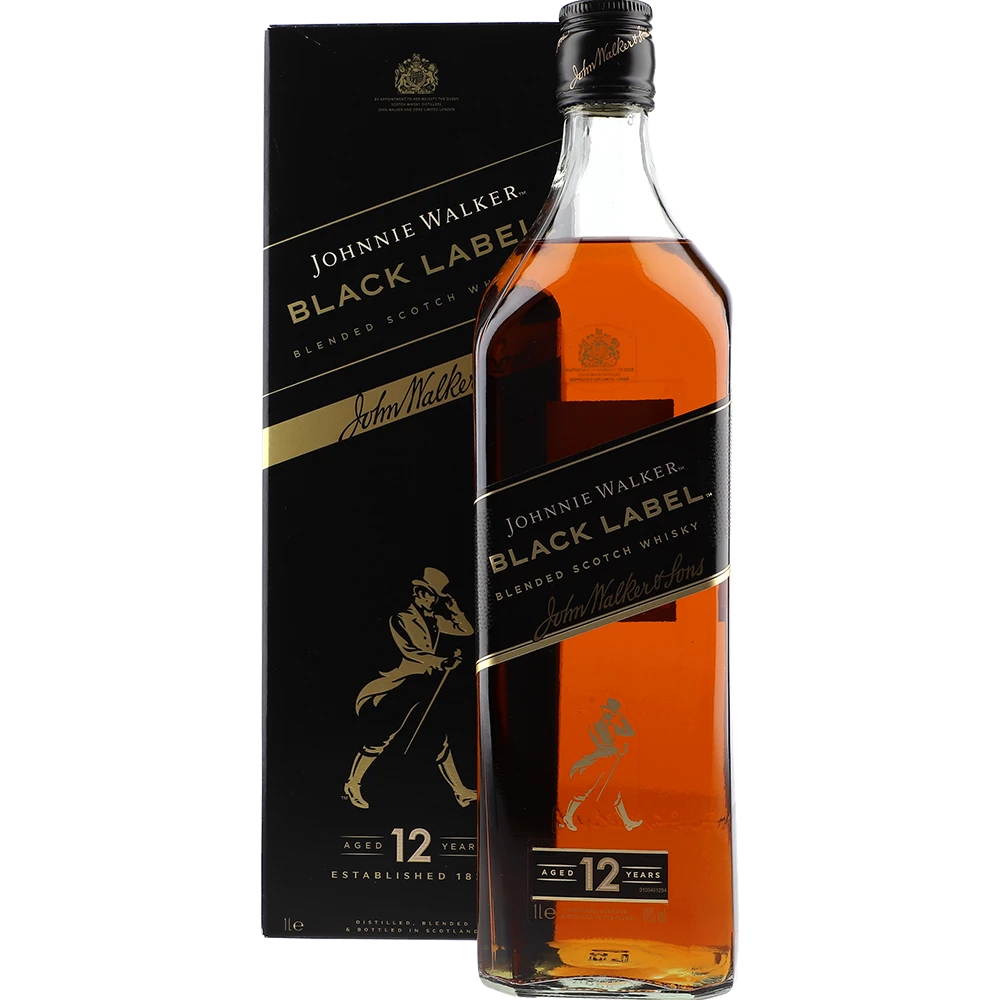 Johnnie Walker Black Label 12y 40 % 1L FL