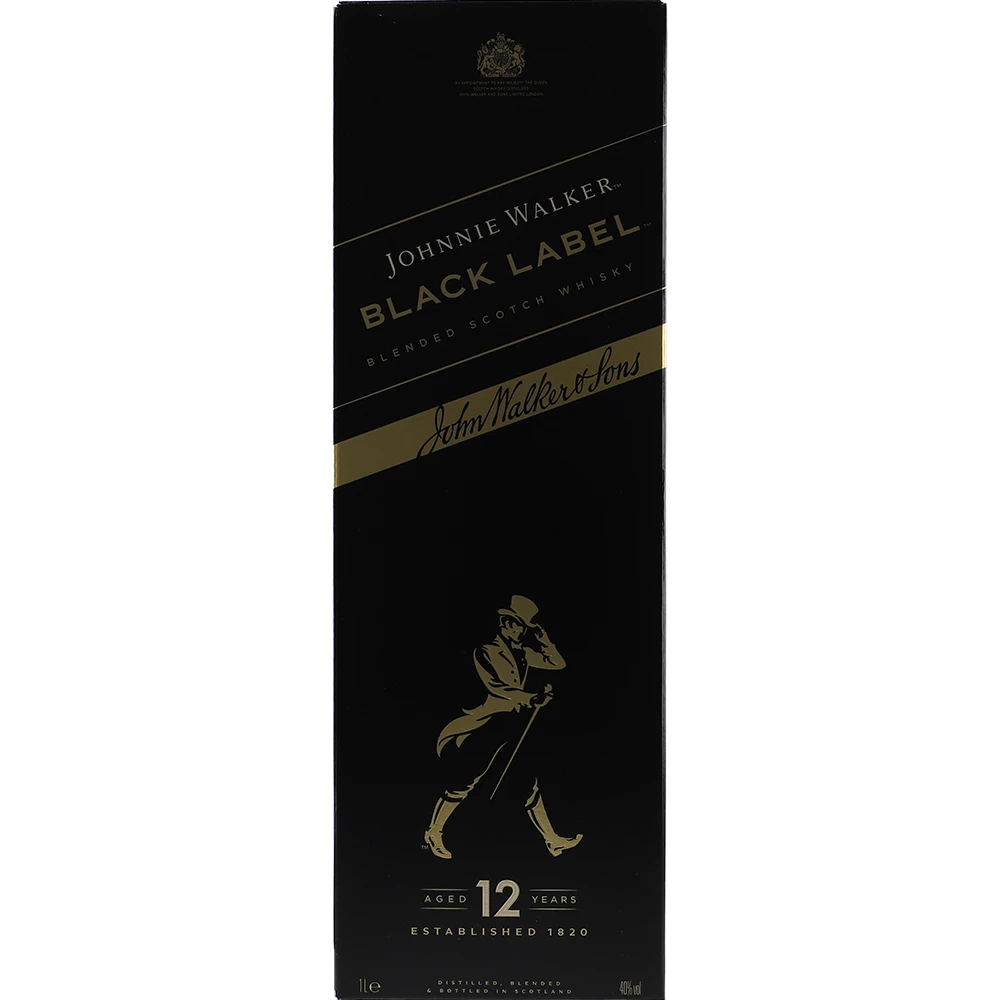 Johnnie Walker Black Label 12y 40 % 1L FL