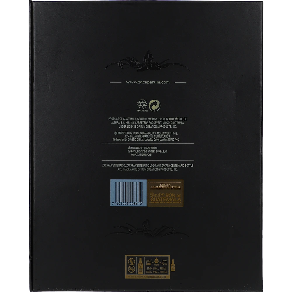 Ron Zacapa Solera Gran Reserva XO 40 % 0,7L FL