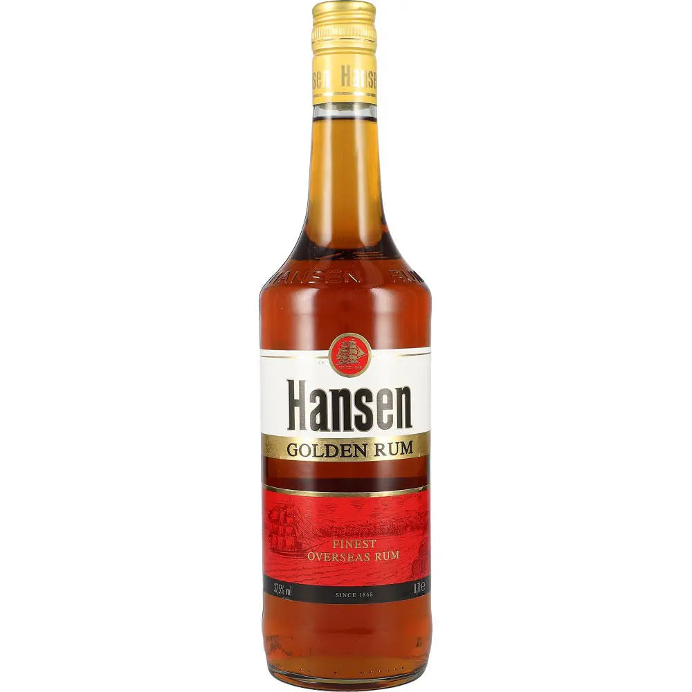 Hansen Golden Rum 37,5% 0,7 ltr. - AllSpirits