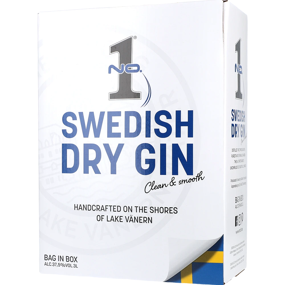 No. 1 Premium Dry Gin 37.5 % 3L BIB