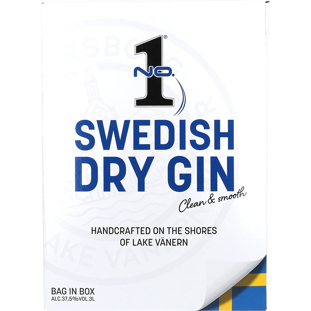 No. 1 Premium Dry Gin 37.5 % 3L BIB