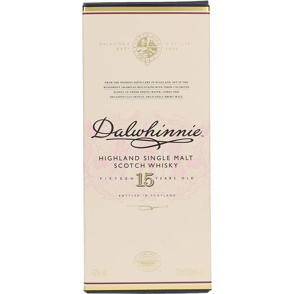 Dalwhinnie 15y 43 % 0,7L FL