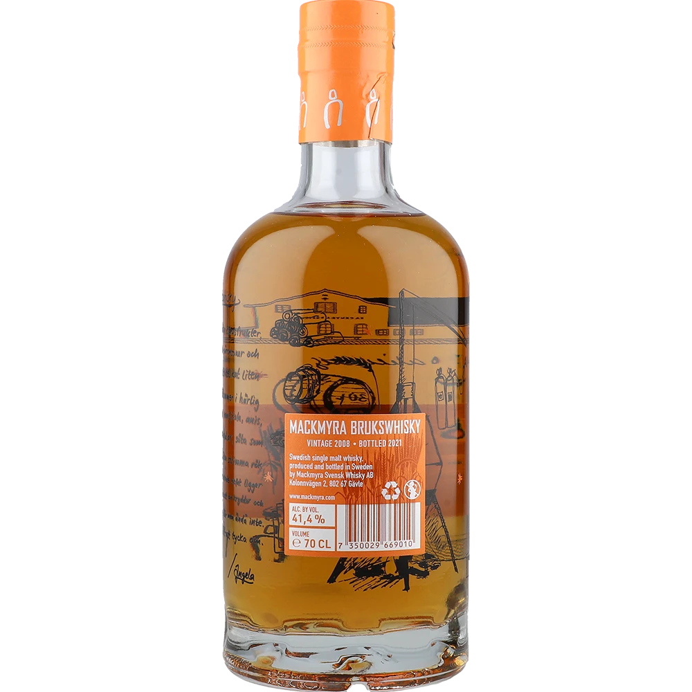 Mackmyra Brukswhisky 41.4 % 0,7L FL