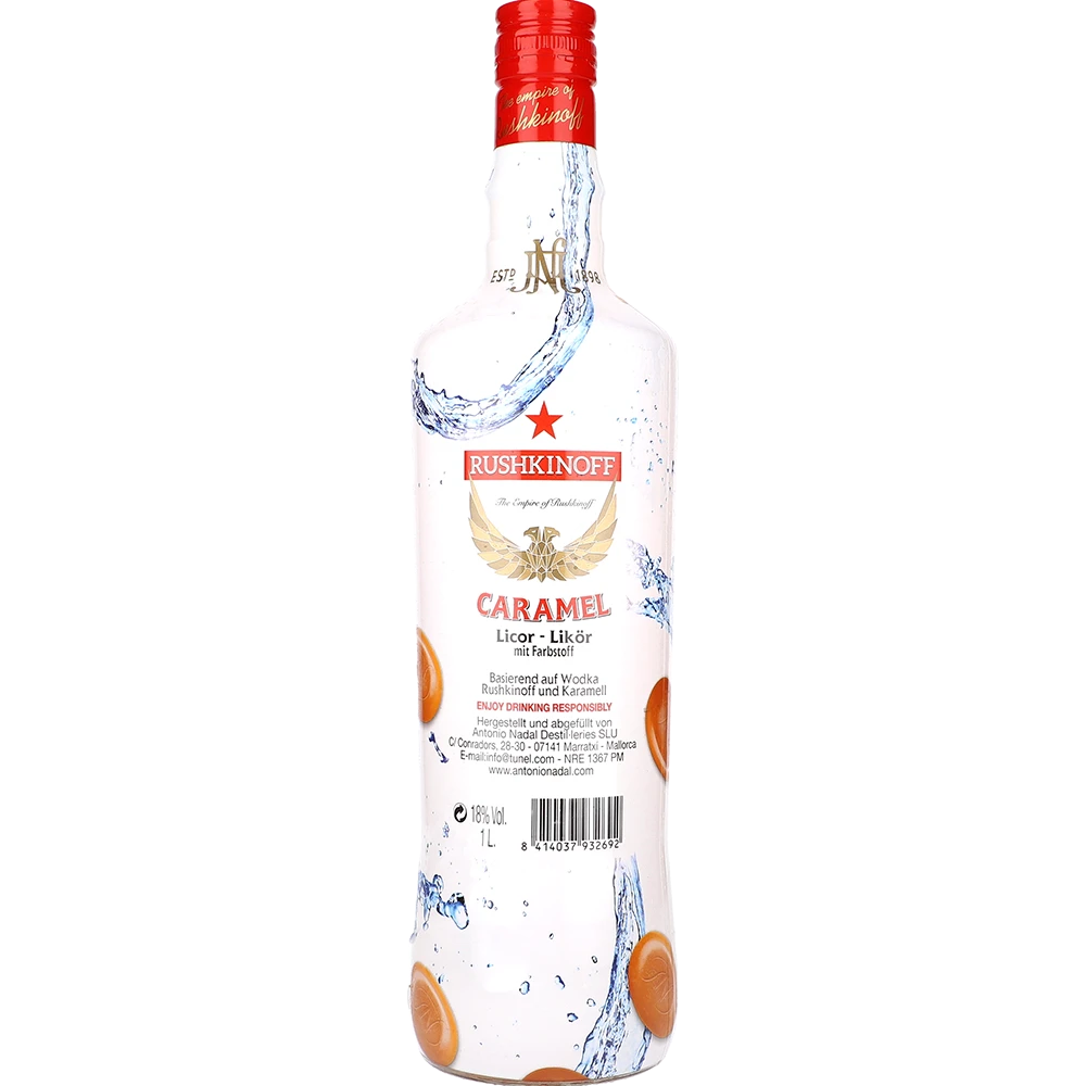 Rushkinoff Caramelo 18 % 1L FL