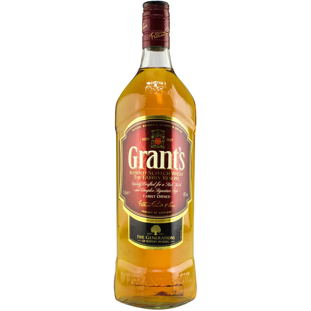 Grant's Triple Wood Blended Scotch Whisky 40% 1 ltr. - AllSpirits