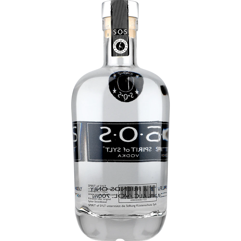 SOS Spirit of Sylt Black Label Vodka 41 % 0,7L FL