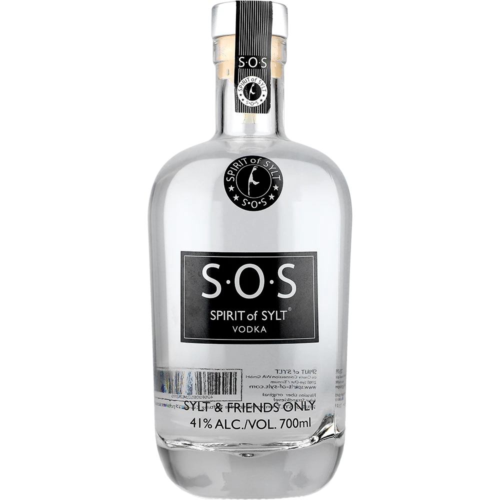 SOS Spirit of Sylt Black Label Vodka 41 % 0,7L FL