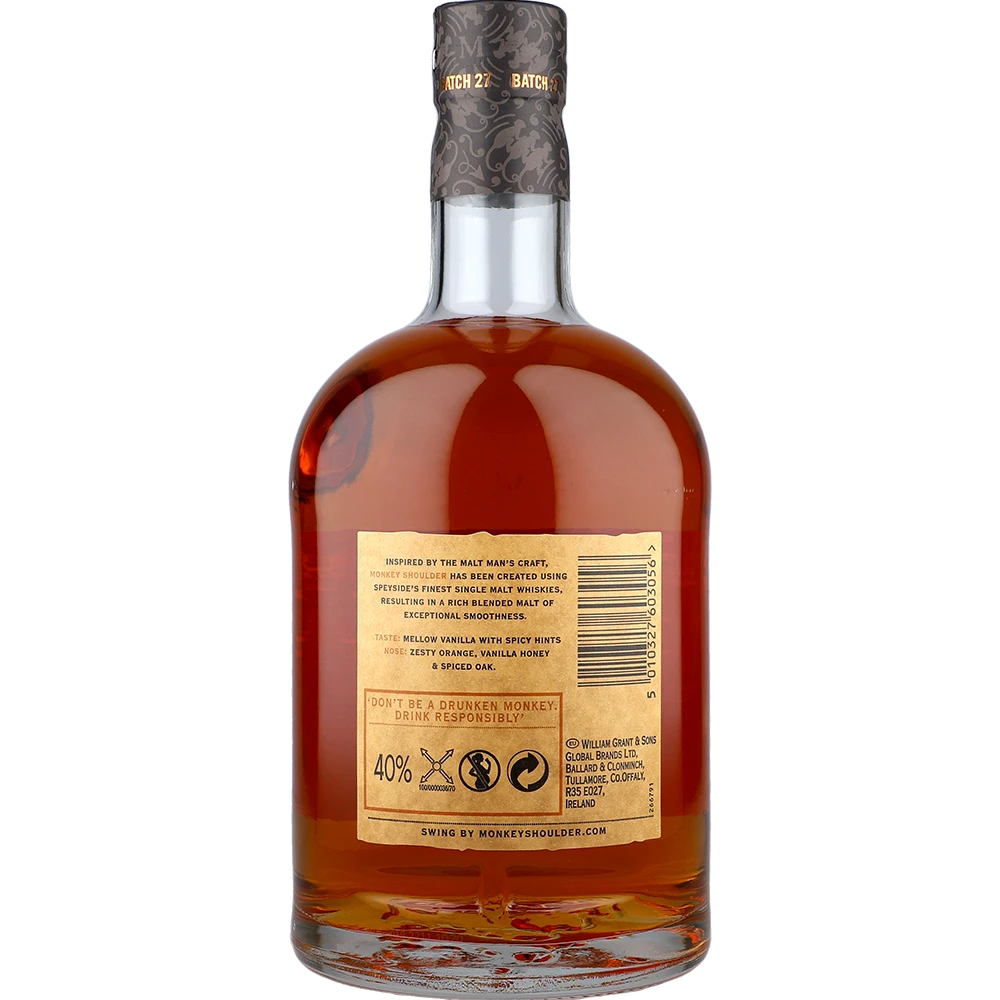 Monkey Shoulder Batch 27 40 % 1L FL