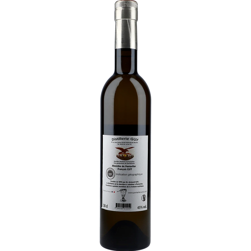 Distillerie Pierre Guy Absinthe de Pontarlier Francois Guy    45% 0,5L FL