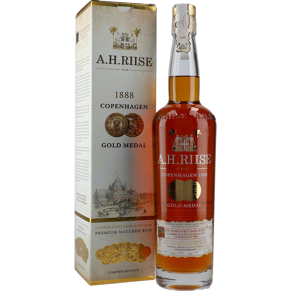 A.H. Riise 1888 Gold Medal Rum 40 % 0,7L FL