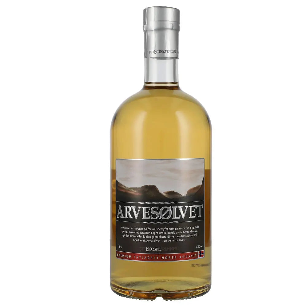 Arvesolvet Aquavit 40% 1 ltr. - AllSpirits