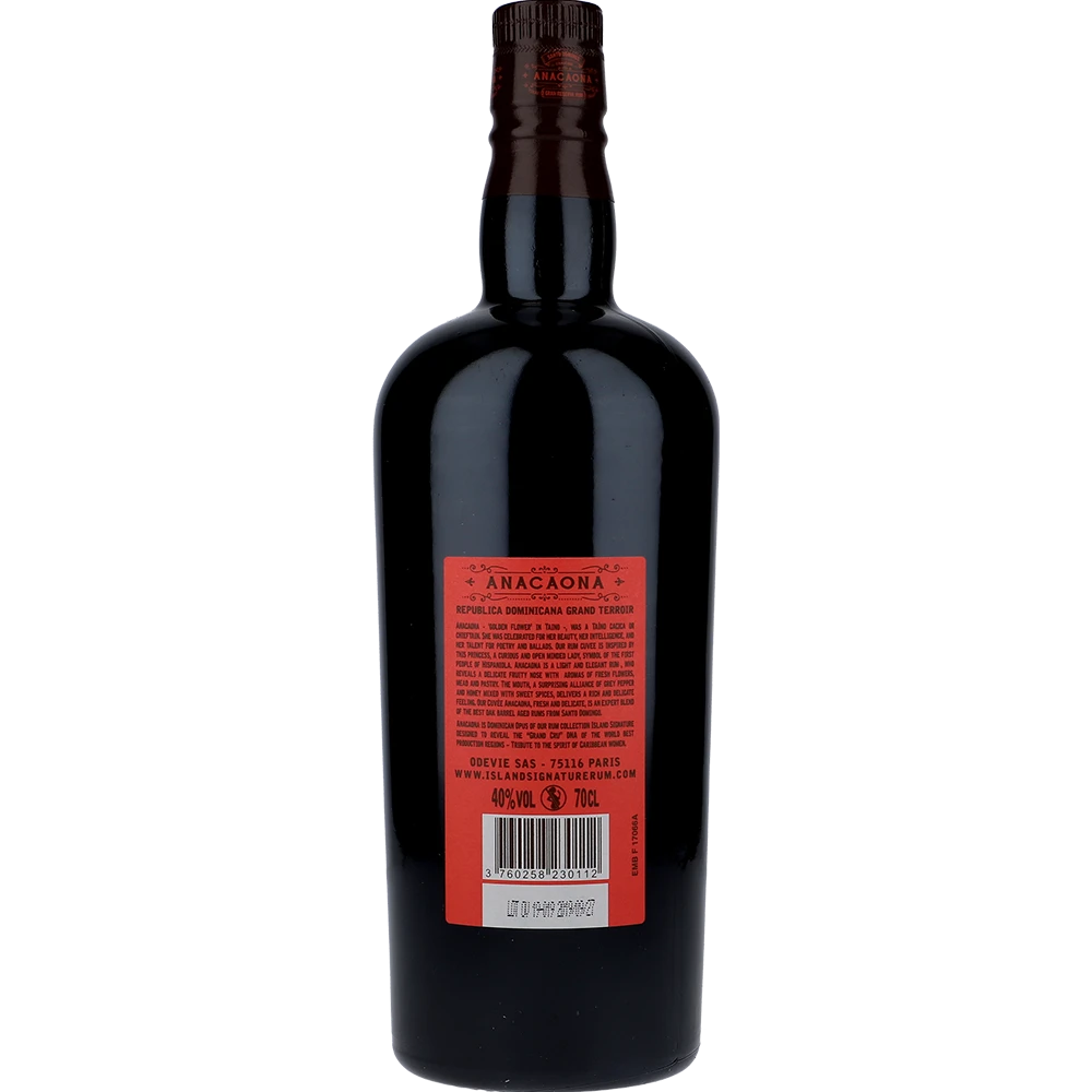 Signature Anacaona Santo Domingo Gran Reserva Rum  GB   40% 0,7L FL