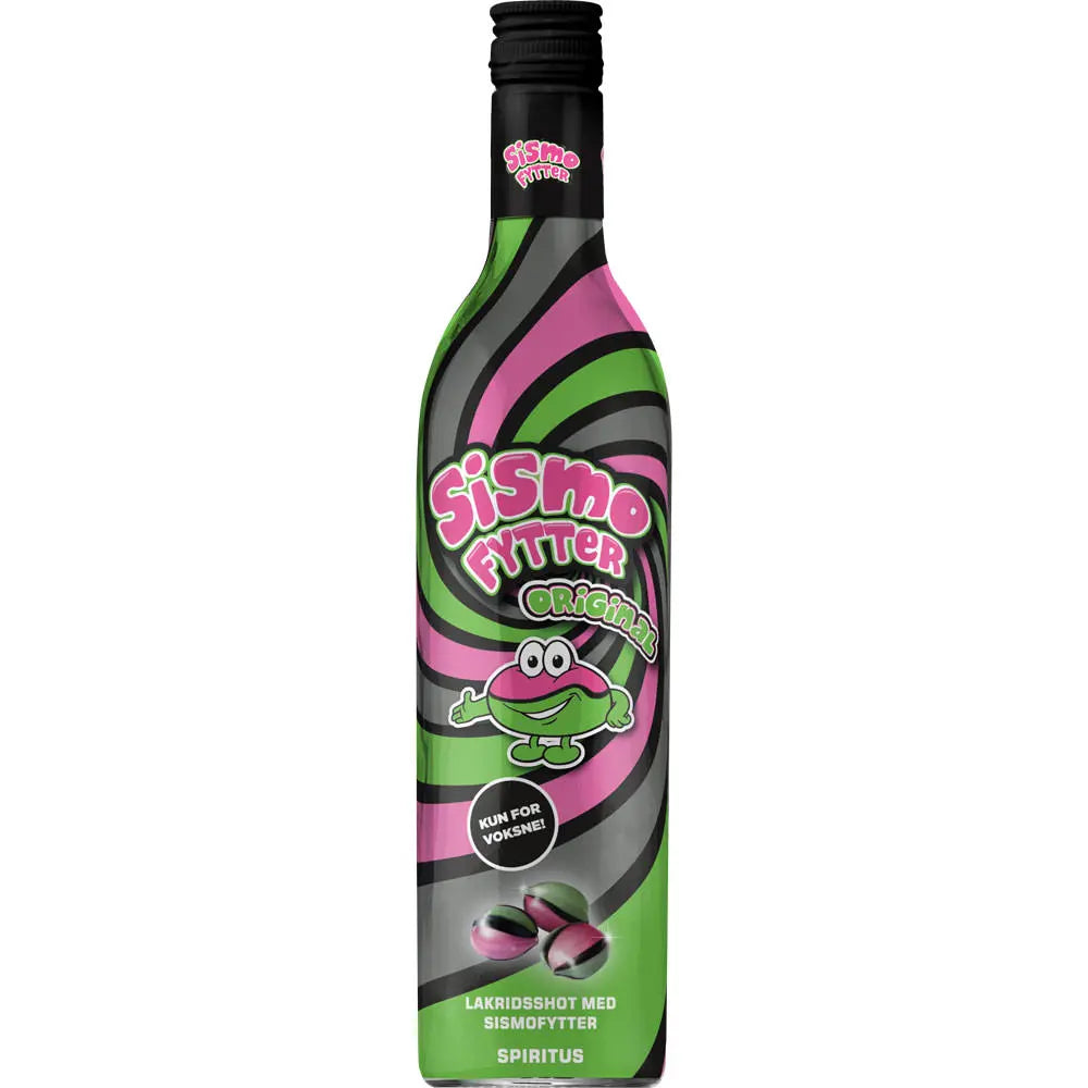 Sismofytter Original Lakridsshot med Sismofytter 16,4 % 0,7 ltr. - AllSpirits