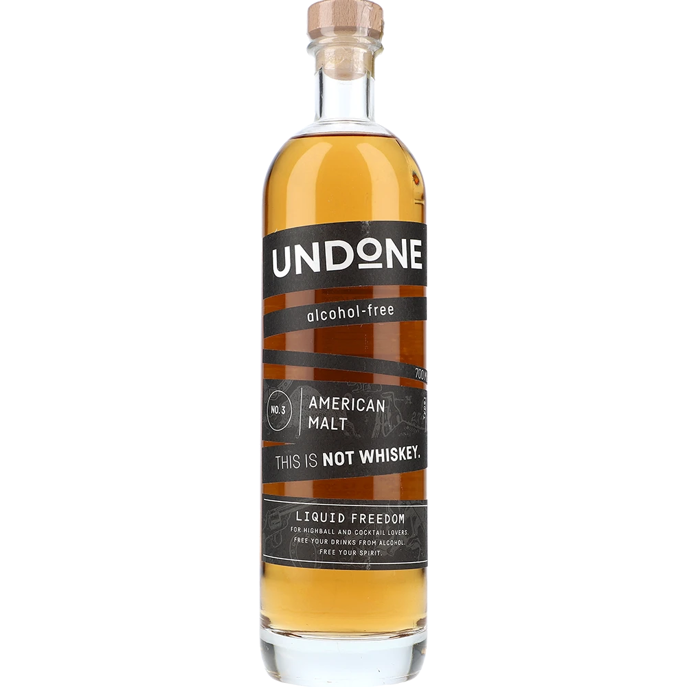Undone No.3 American Malt alcfree Whisky 0,7L FL