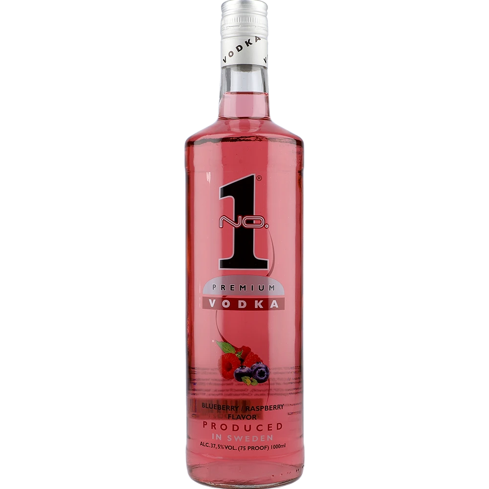 No. 1 Premium Vodka Blueberry Raspberry 37.5 % 1L FL