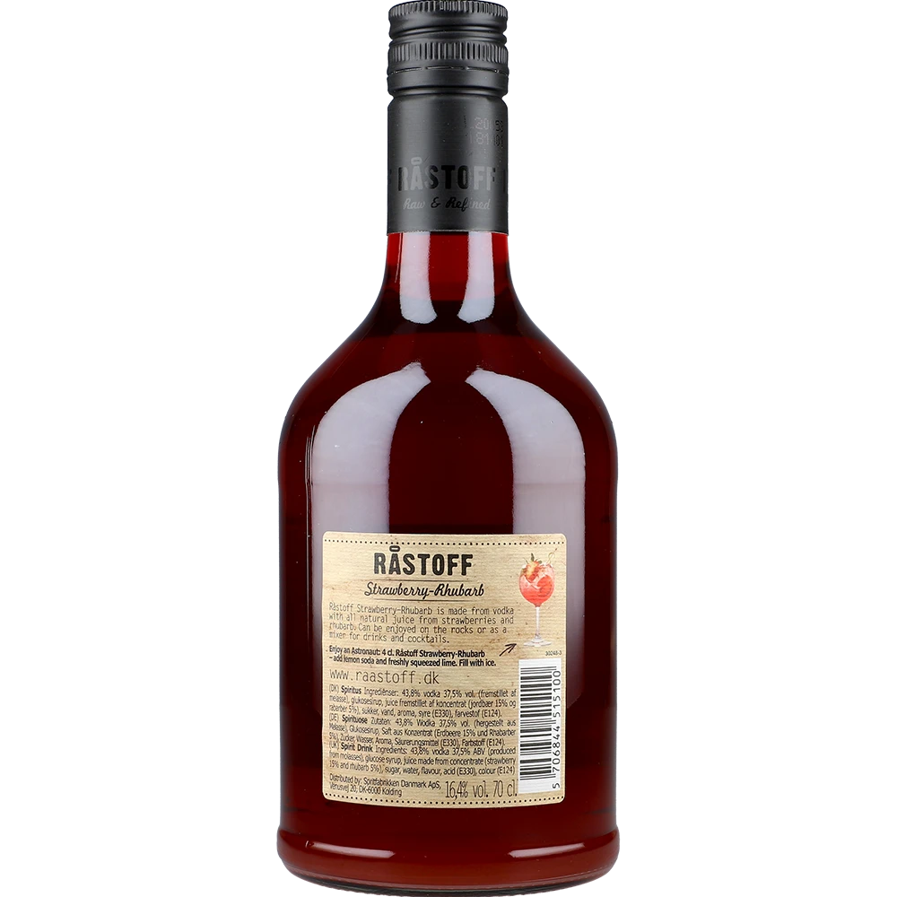 Råstoff Jordbær Rabarber 16.4 % 0,7L FL