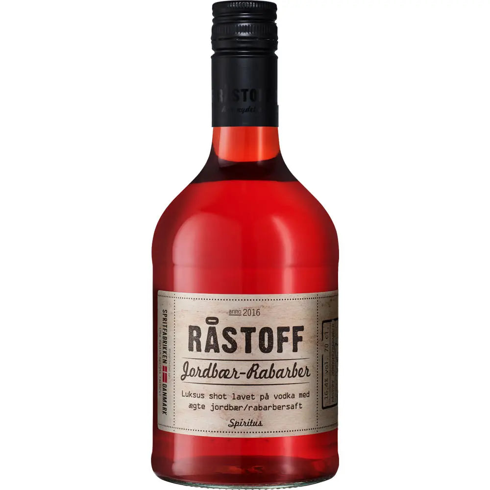 Råstoff Jordbær Rabarber 16,4% 0,7 ltr. - AllSpirits