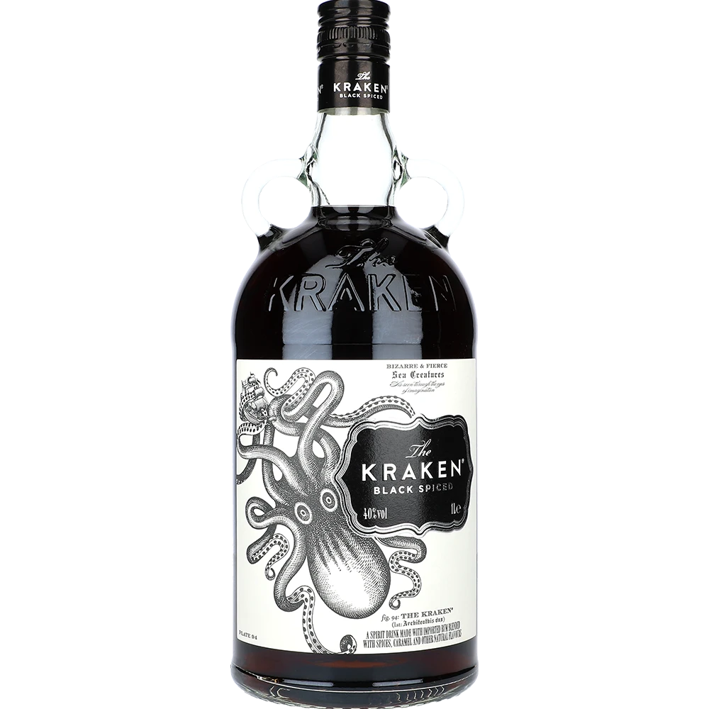 The Kraken Black Spiced Rum 40 % 1L FL