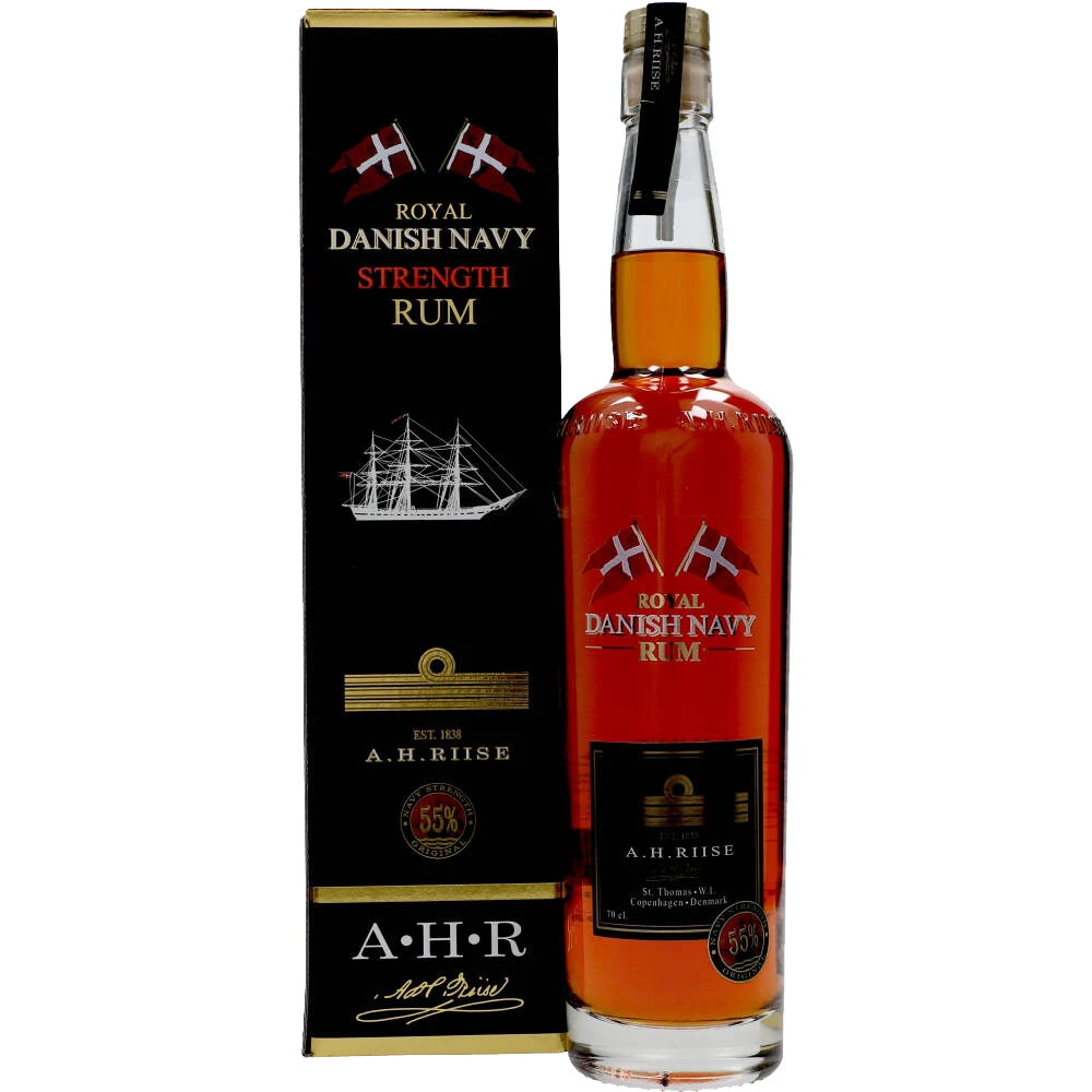 A.H. Riise Royal Danish Navy Strength Rum 55 % 0,7L FL