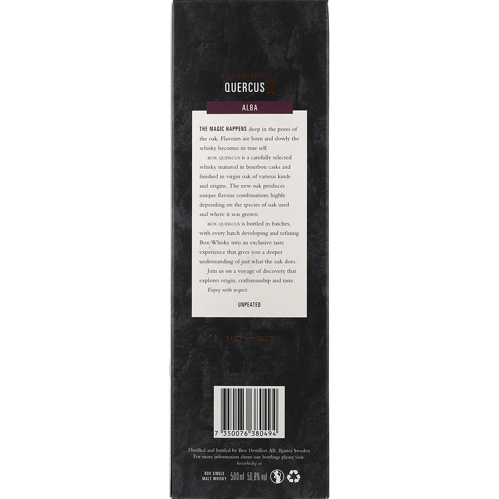 High Coast Box Quercus II Alba 50.8 % 0,5L FL