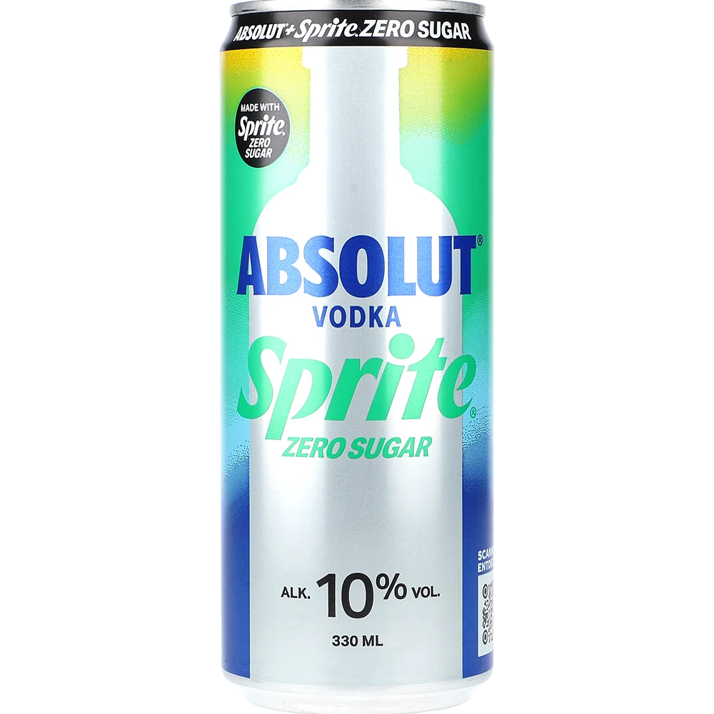 Absolut Sprite Zero Sugar 10% 0,33L DS zzgl. DPG Pfand