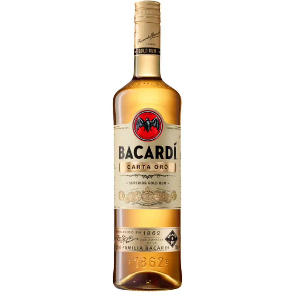 Bacardi Carta Oro 37,5% 1 ltr. - AllSpirits
