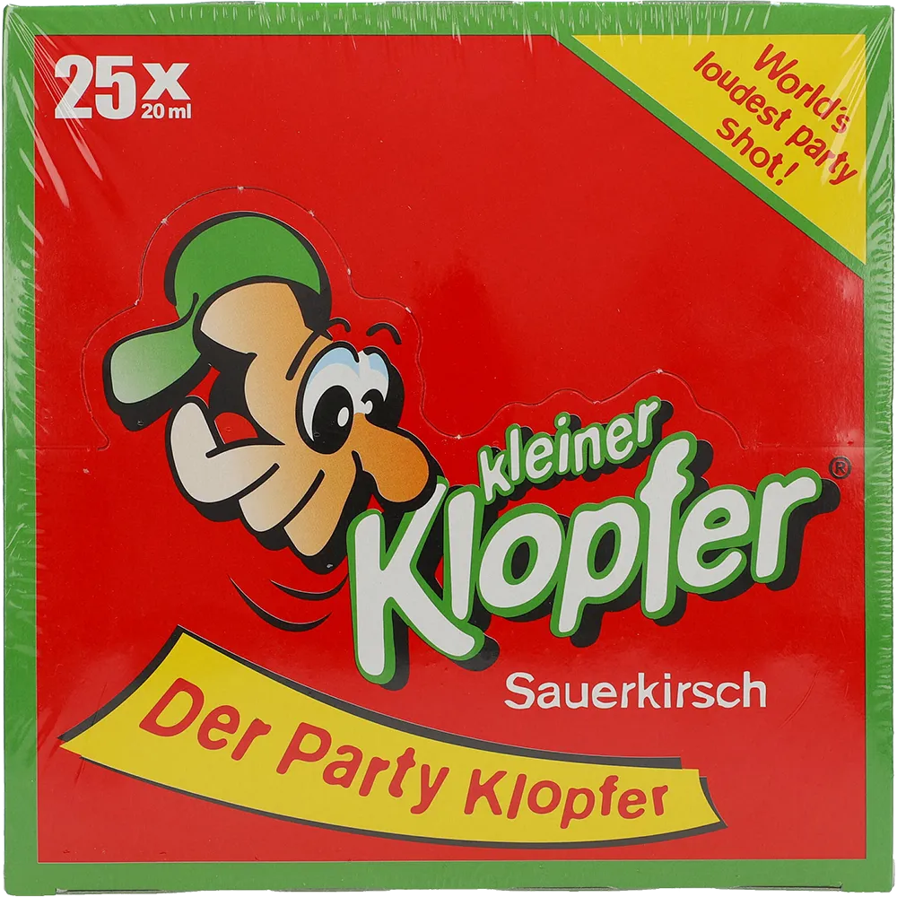 Kleiner Klopfer Sauerkirsche 25x 0,02 ltr. 16% - AllSpirits