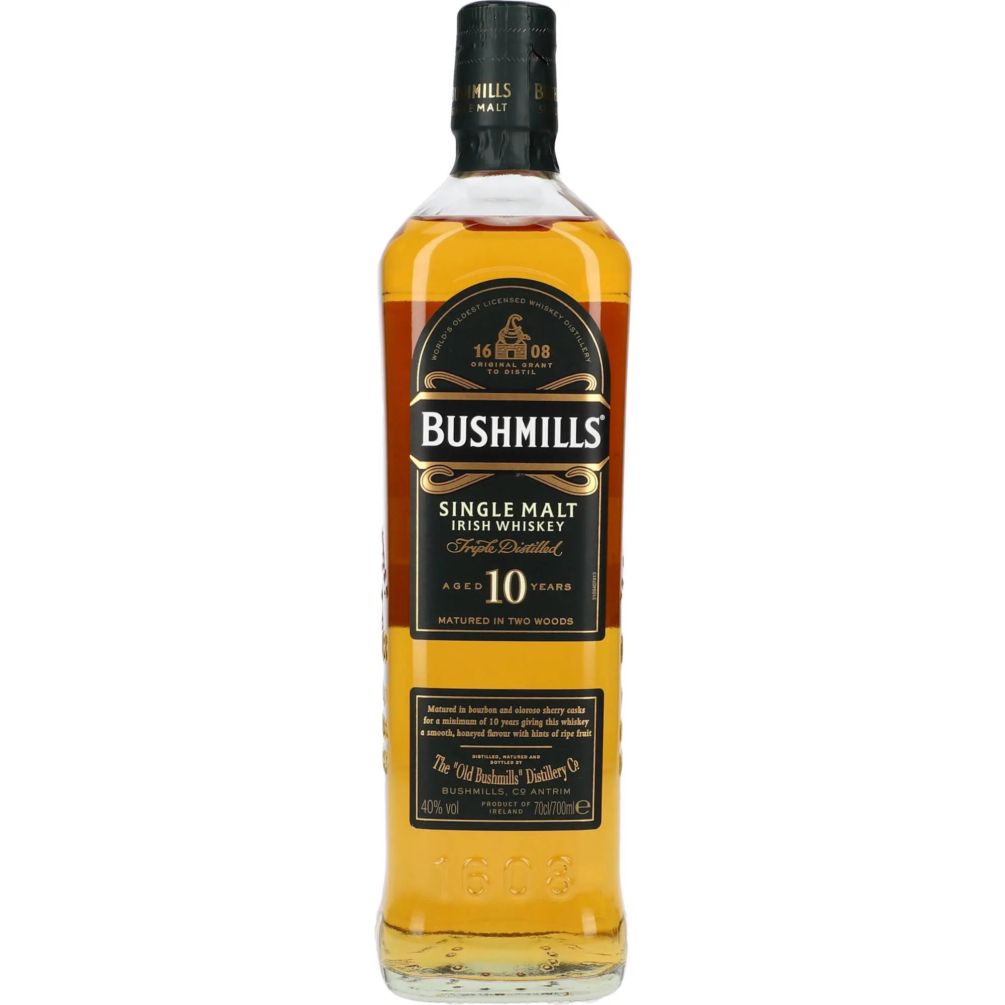 Bushmills 10YO 40% 0,7 ltr. - AllSpirits