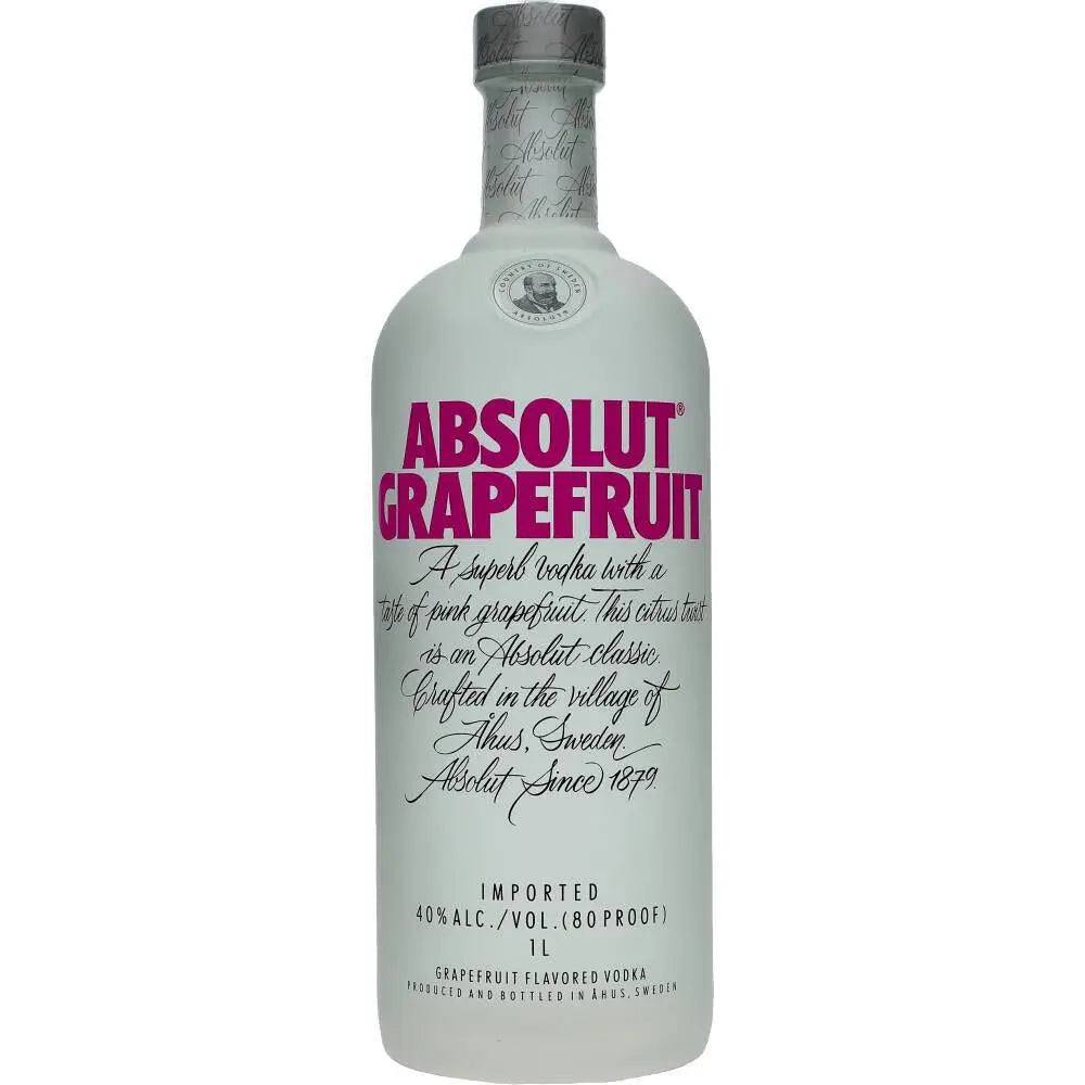 Absolut Grapefruit 40% 1 ltr. - AllSpirits