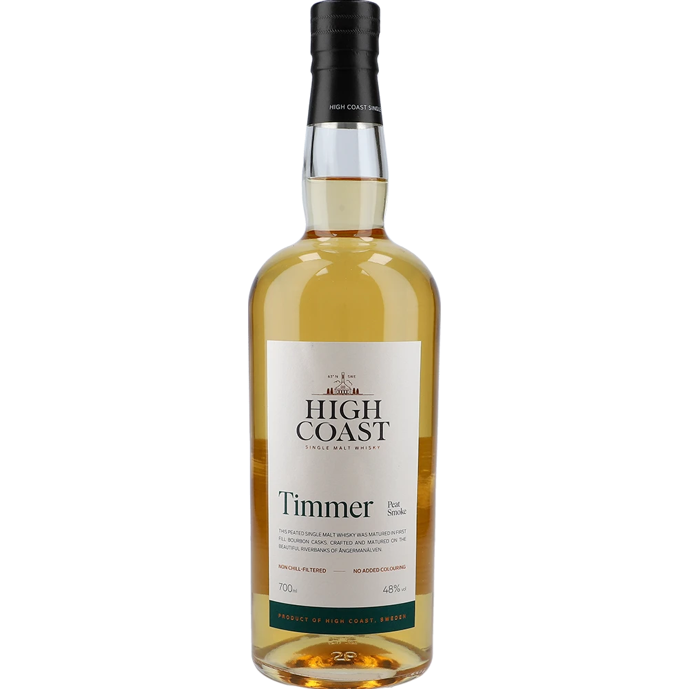 Box Whisky High Coast TIMMER Peat Smoke 48 % 0,7L FL