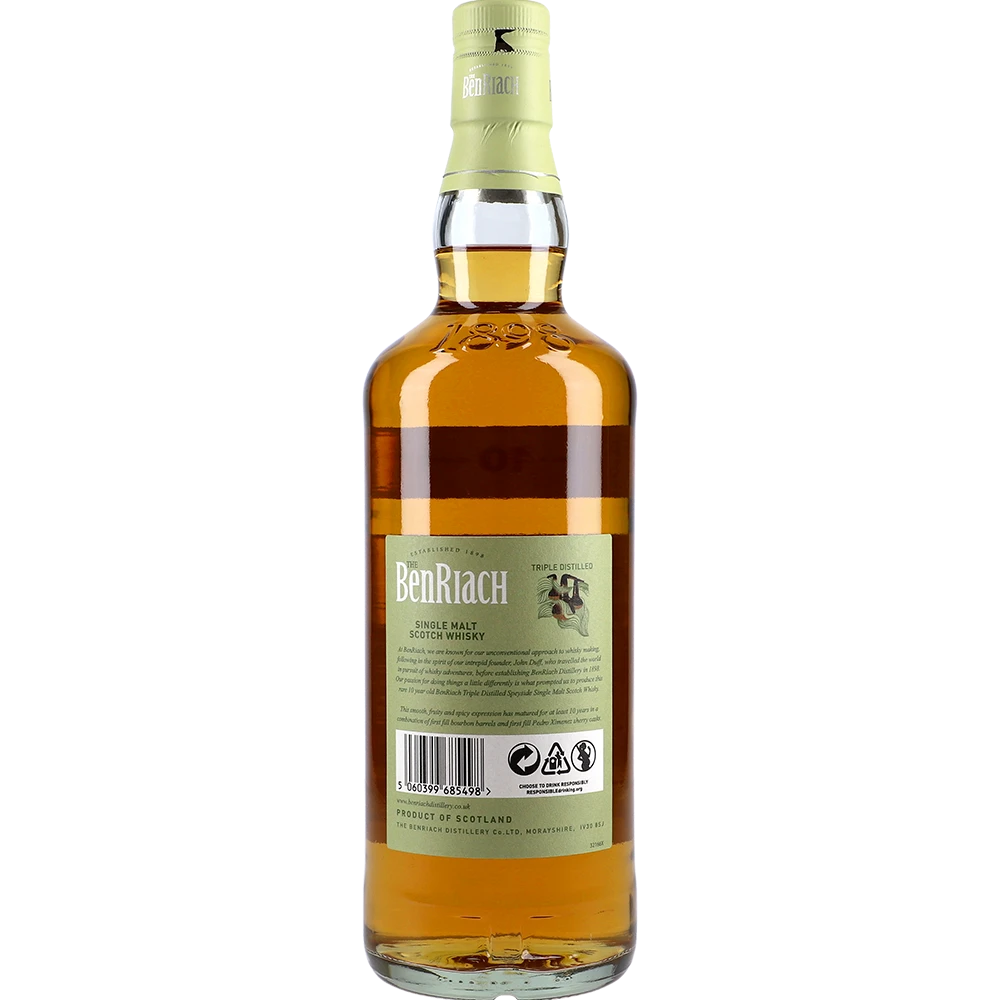 The Benriach Triple Distilled 10y 43% 0,7L FL