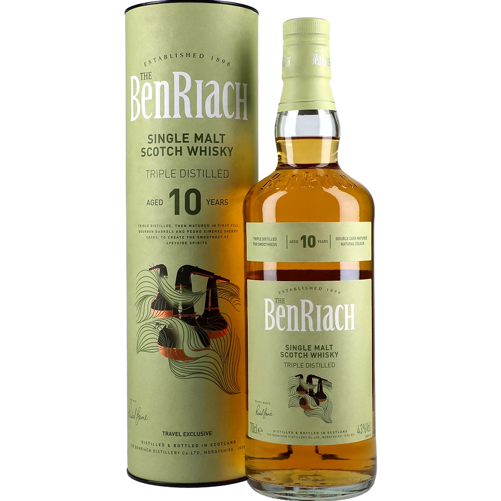 The Benriach Triple Distilled 10y 43% 0,7L FL