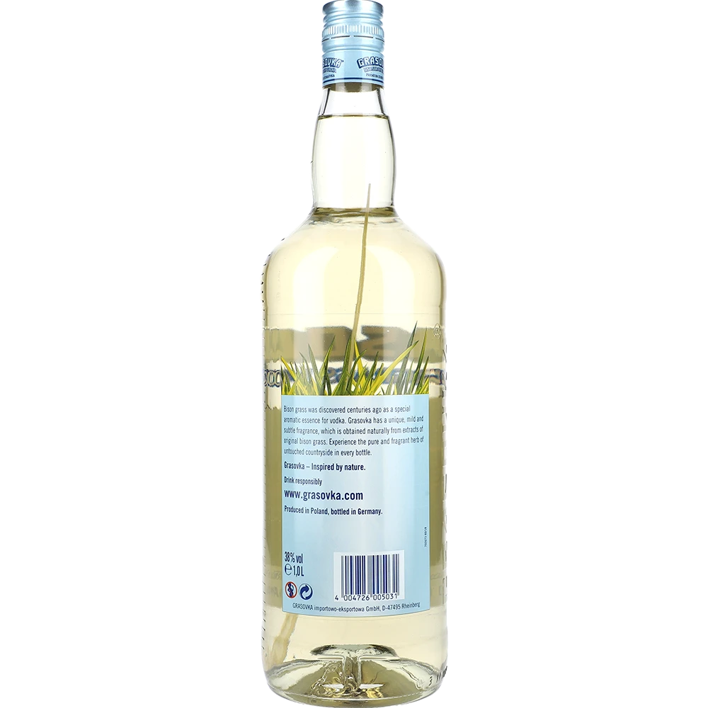 Grasovka Bisongrass Vodka 38 % 1L FL