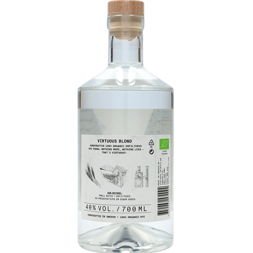 Virtuous by Nature Blond Vodka 40% 0,7L FL