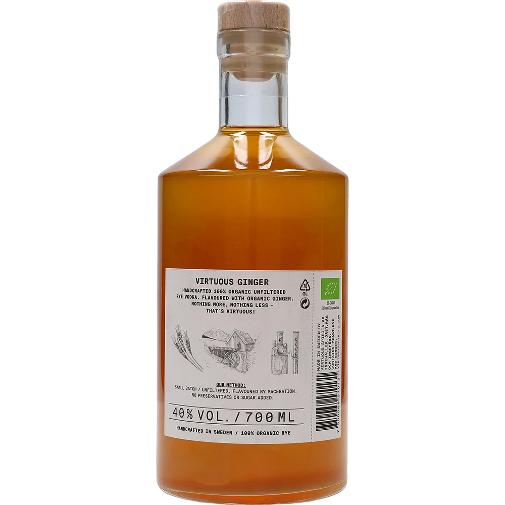 Virtuous by Nature Ginger Vodka 40% 0,7L FL