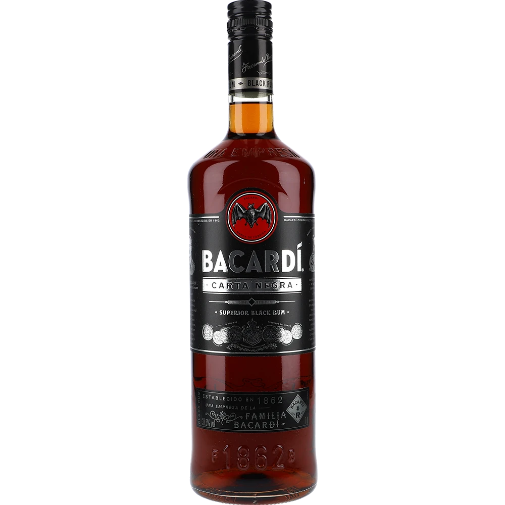 Bacardi Carta Negra 37.5 % 1L FL