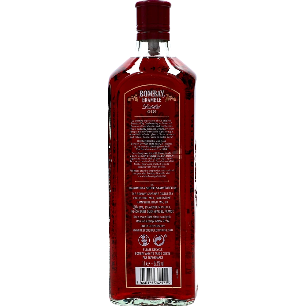 Bombay Bramble Blackberry & Raspberry 37.5 % 1L FL