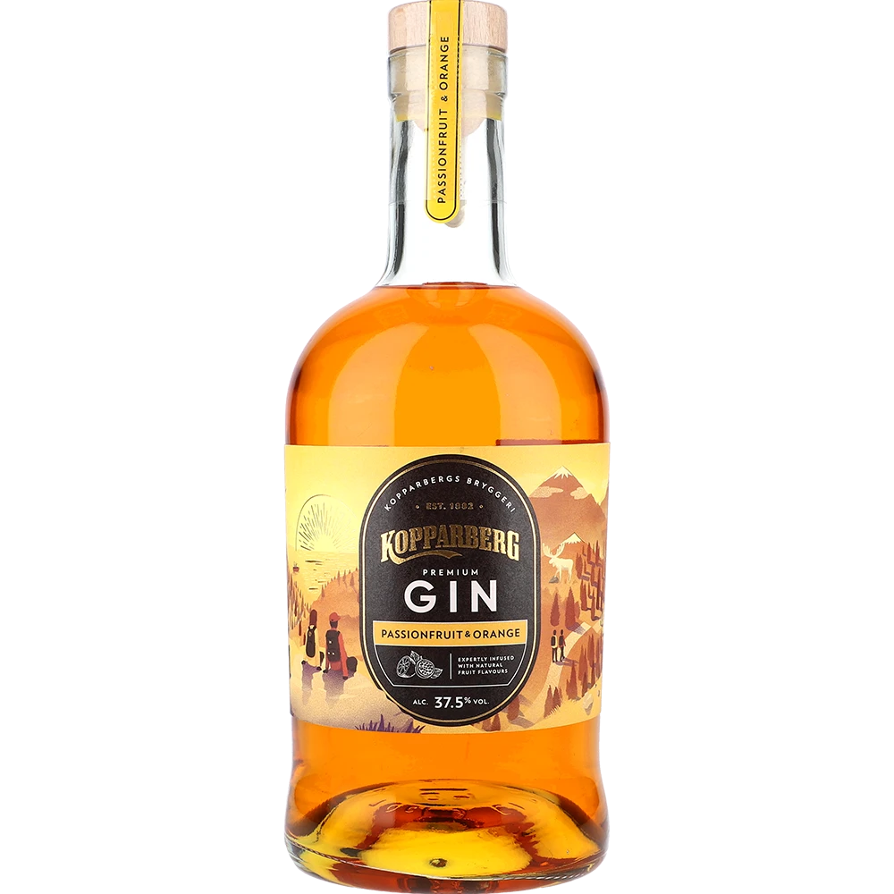 Kopparberg Gin Passionfruit & Orange 37,5% 0,7 ltr. - AllSpirits
