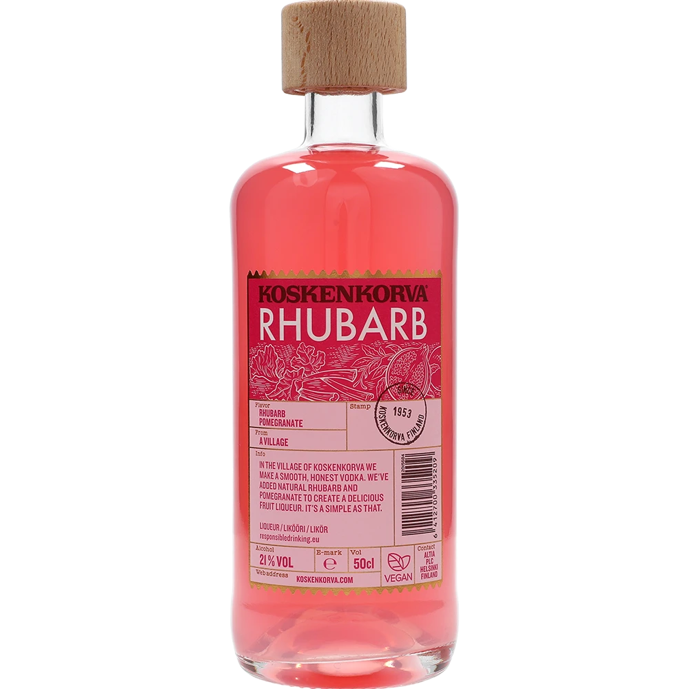 Koskenkorva Rhubarb 21% 0,5 ltr. - AllSpirits