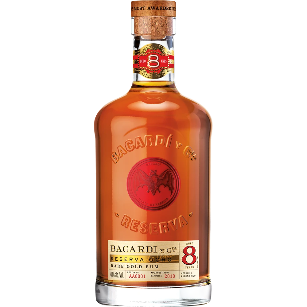 Bacardi Ron 8 Años 40 % 0,7L FL