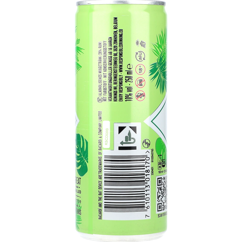 Bacardi Mojito 10% 0,25L zzgl. DPG Pfand