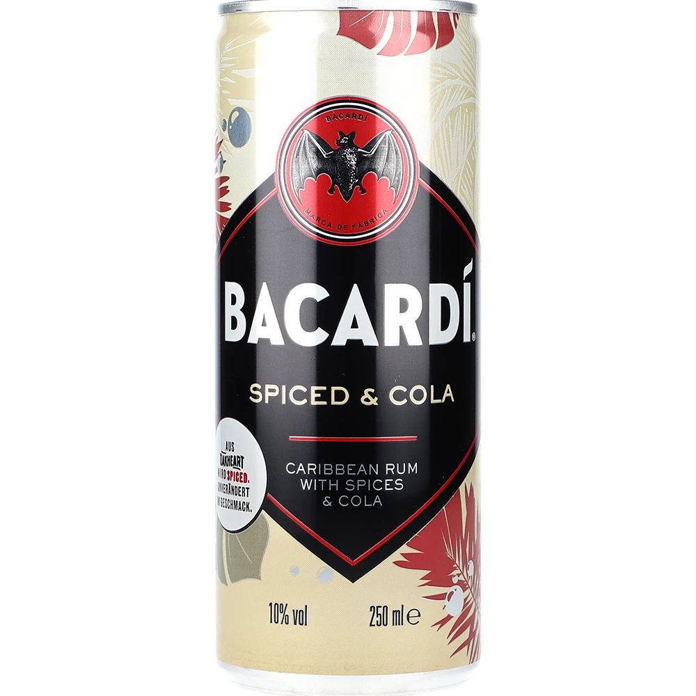 Bacardi Spiced & Cola 10% 0,25L DS zzgl. DPG Pfand