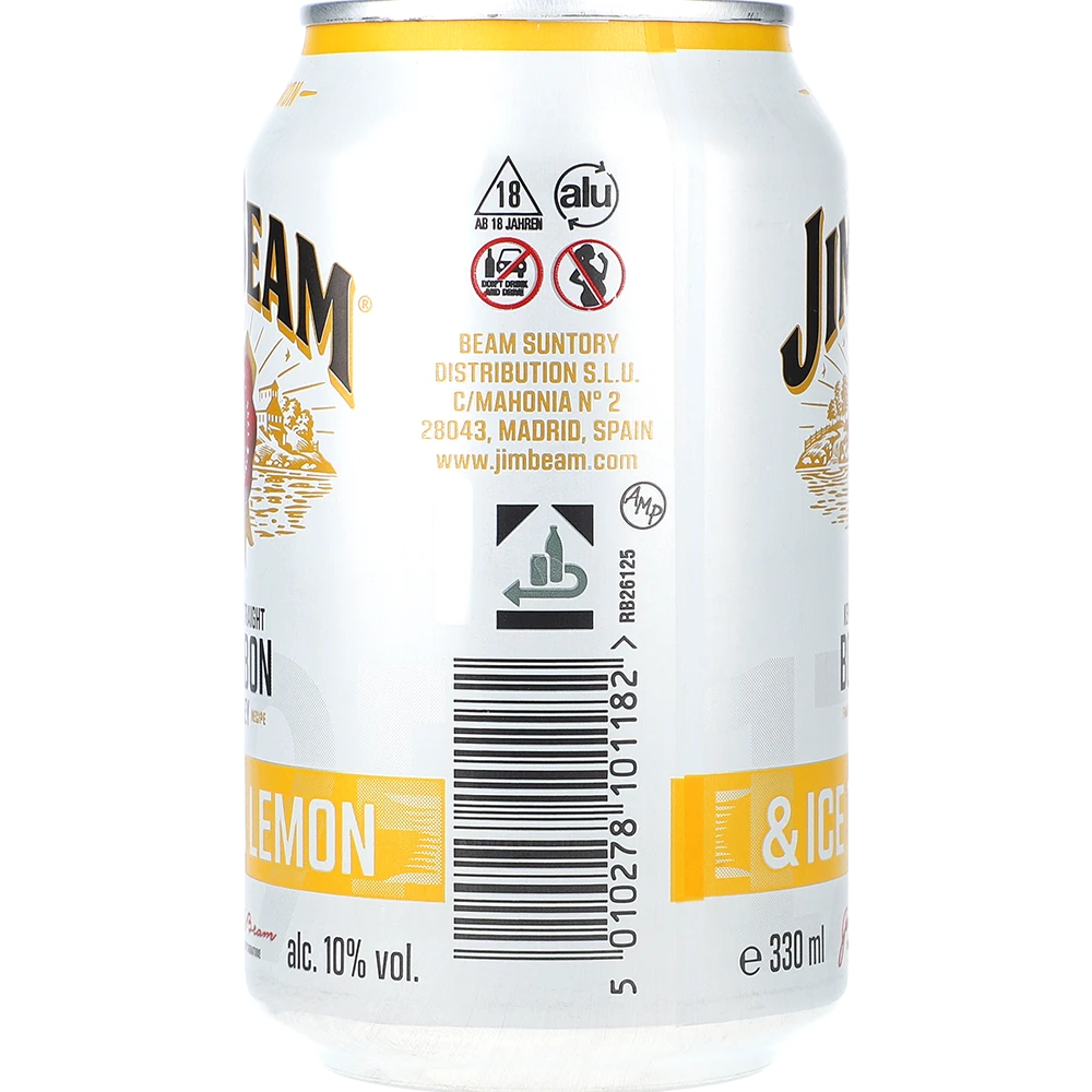 Jim Beam Bourbon & Ice Tea Lemon 10% 0,33L DS zzgl. DPG Pfand