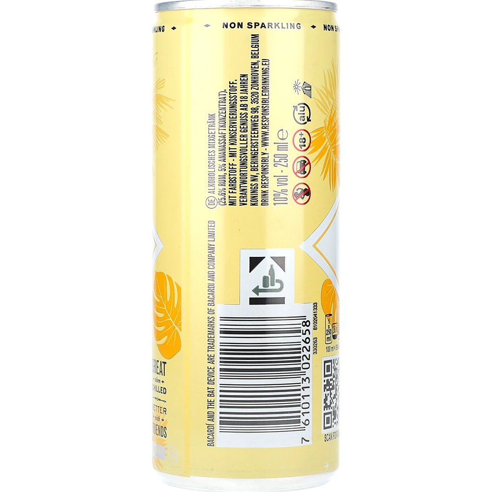 Bacardi Pina Colada 10% 0,25L DS zzgl. DPG Pfand