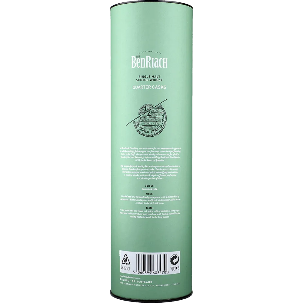 BenRiach Quarter Cask Classic 46% 1L FL