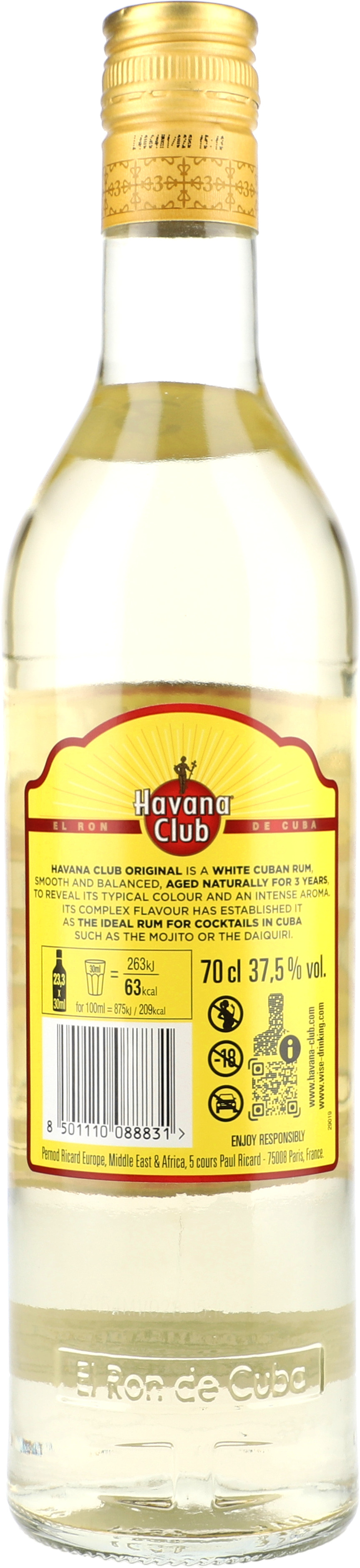 Havana Club 3y 37,5% 0,7L FL